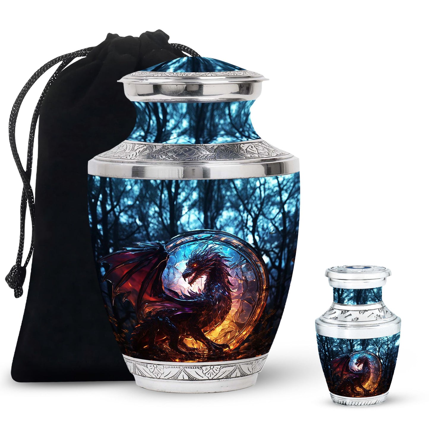 Personalized Beach Cremation Urn for Human Ashes - 10-inch, 200 cu in - Yatskia