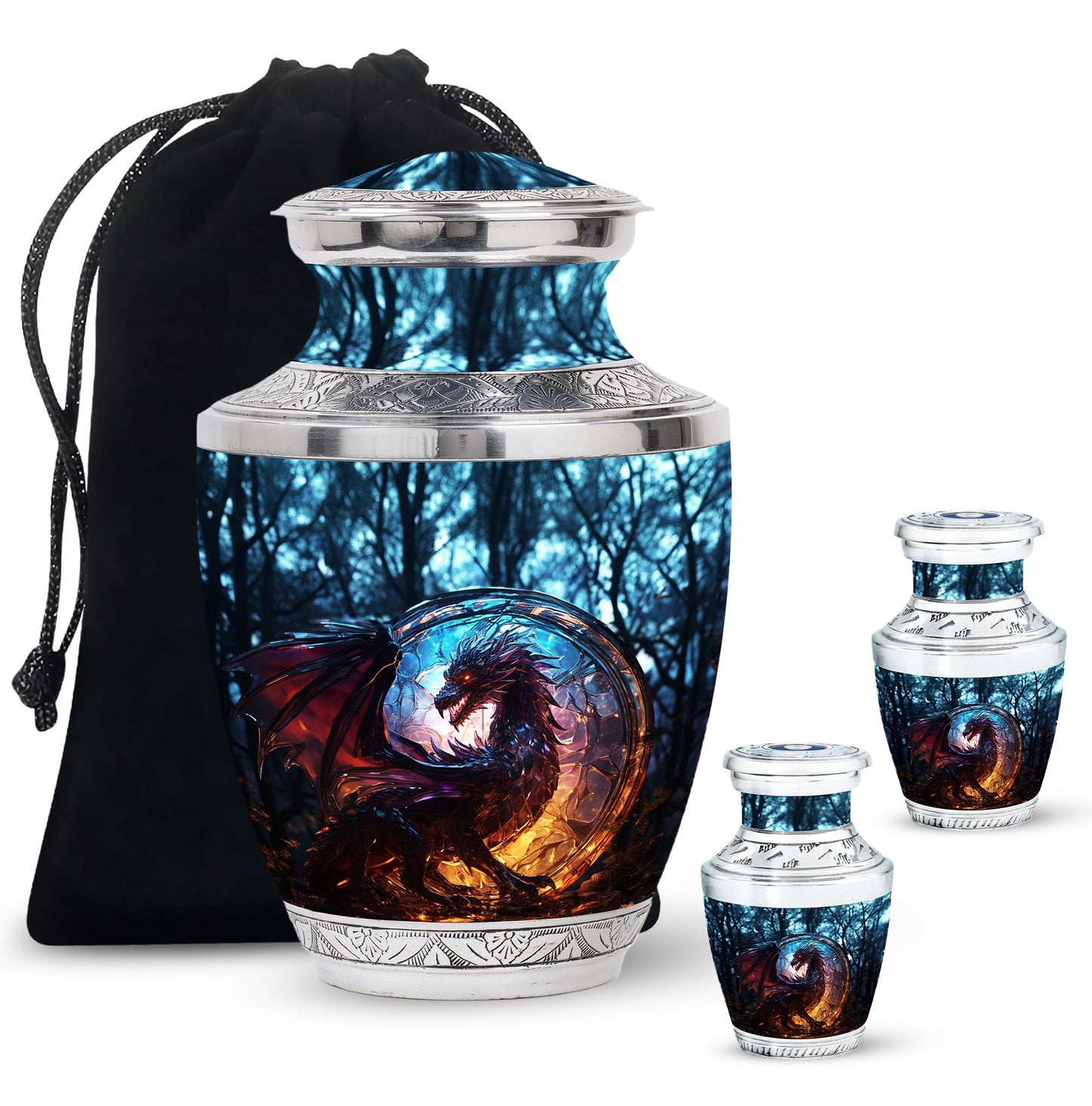 Personalized Beach Cremation Urn for Human Ashes - 10-inch, 200 cu in - Yatskia