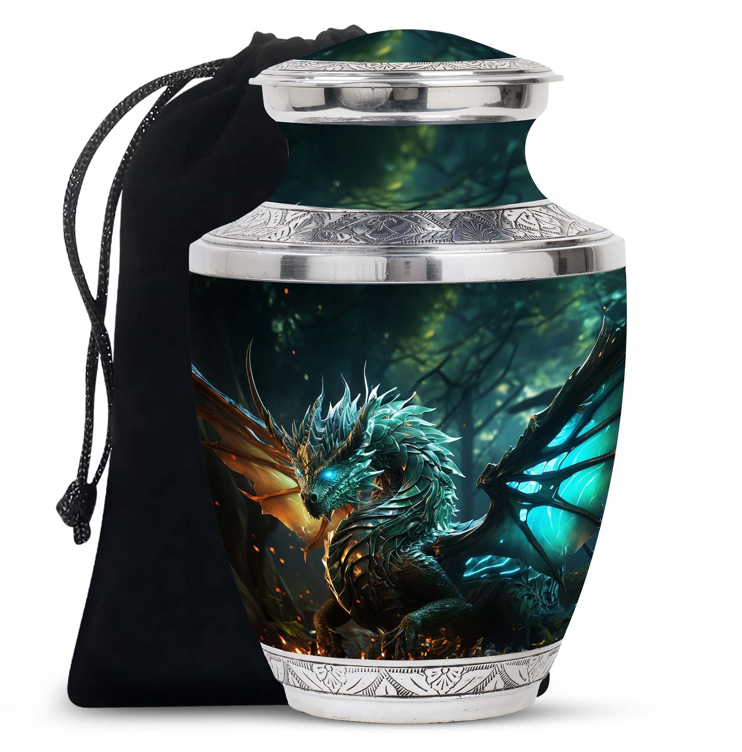 Personalized Beach Cremation Urn for Human Ashes - 10-inch, 200 cu in - Yatskia