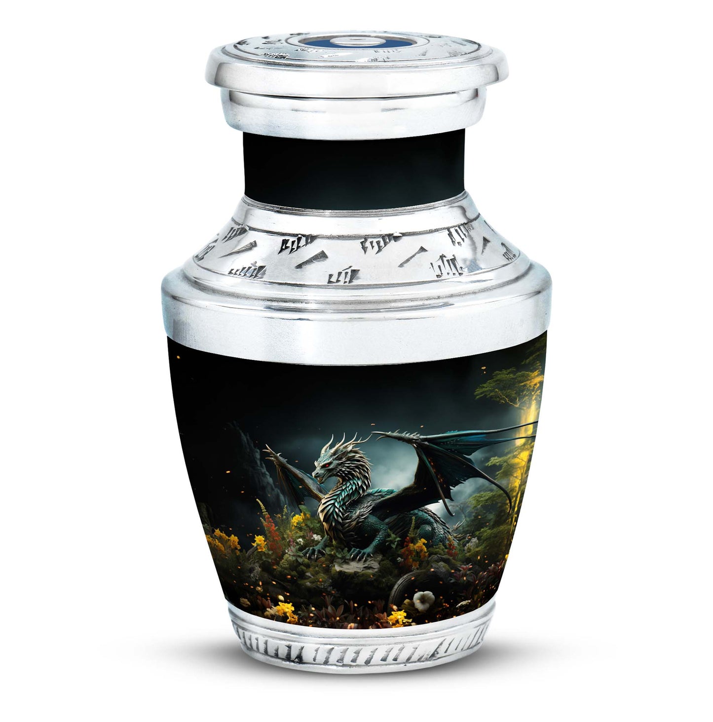 Wood Beach Cremation Urn for Human Ashes - 10-inch, 200 cu in - Yatskia