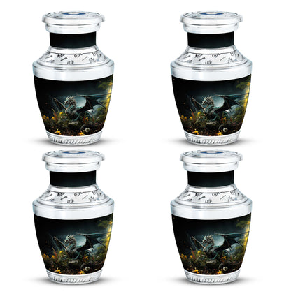 Wood Beach Cremation Urn for Human Ashes - 10-inch, 200 cu in - Yatskia