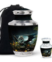 Dragon Of Enchanted Woods - Dragon Urns Funeral Large  Urns