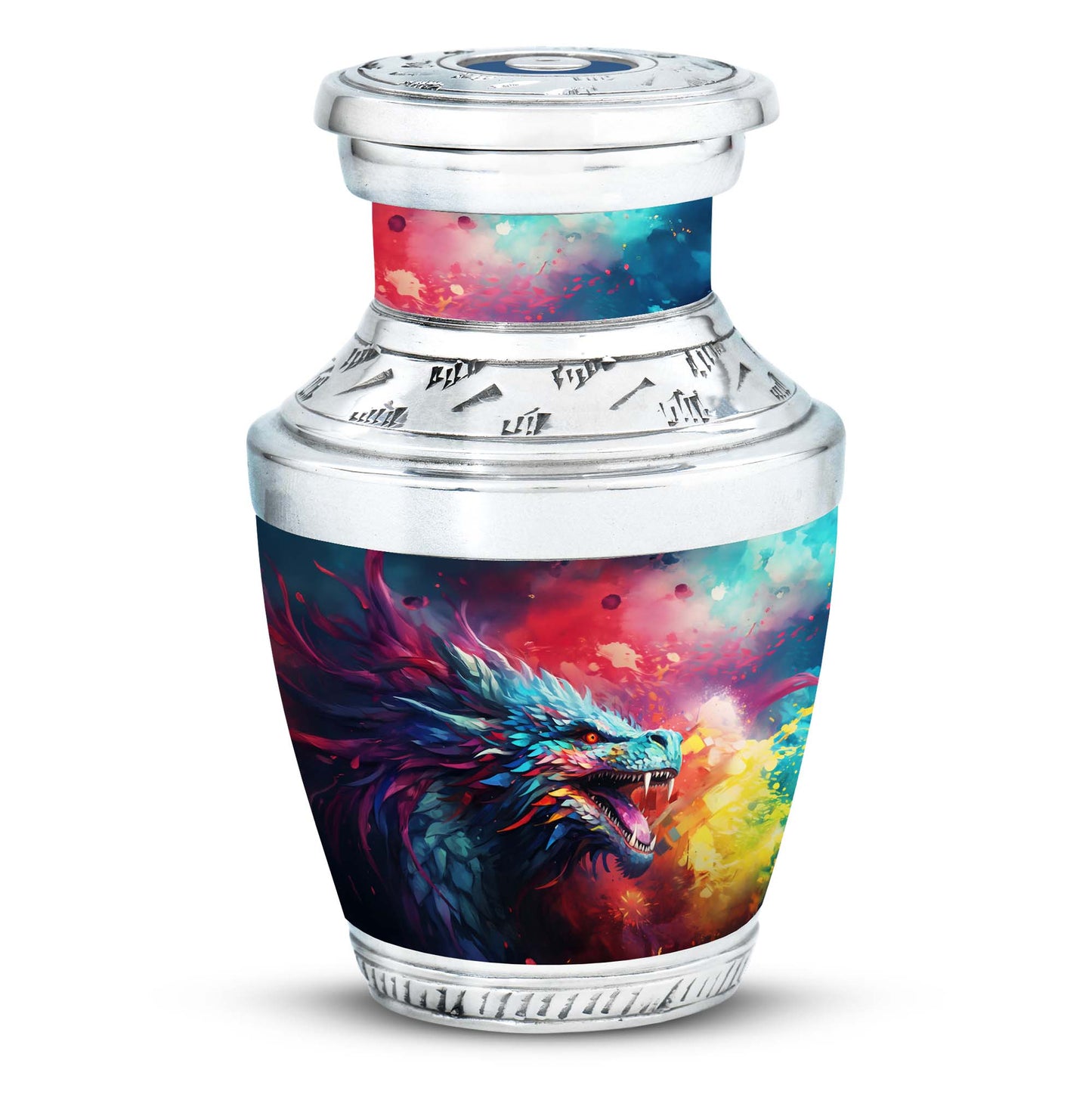 Colorful Dragon Urn - Dragon Urns Funeral Large Cremation Urns For Ashes
