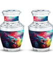 Colorful Dragon Urn - Dragon Urns Funeral Large Cremation Urns For Ashes