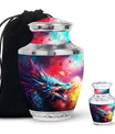 Colorful Dragon Urn - Dragon Urns Funeral Large Cremation Urns For Ashes