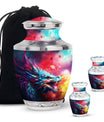 Colorful Dragon Urn - Dragon Urns Funeral Large Cremation Urns For Ashes