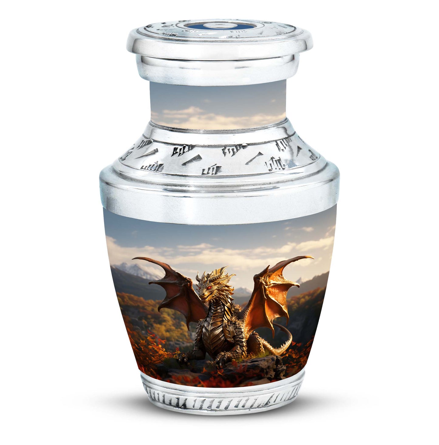 Personalized Beach Cremation Urn for Mom - 10-inch, 200 cu in - Yatskia
