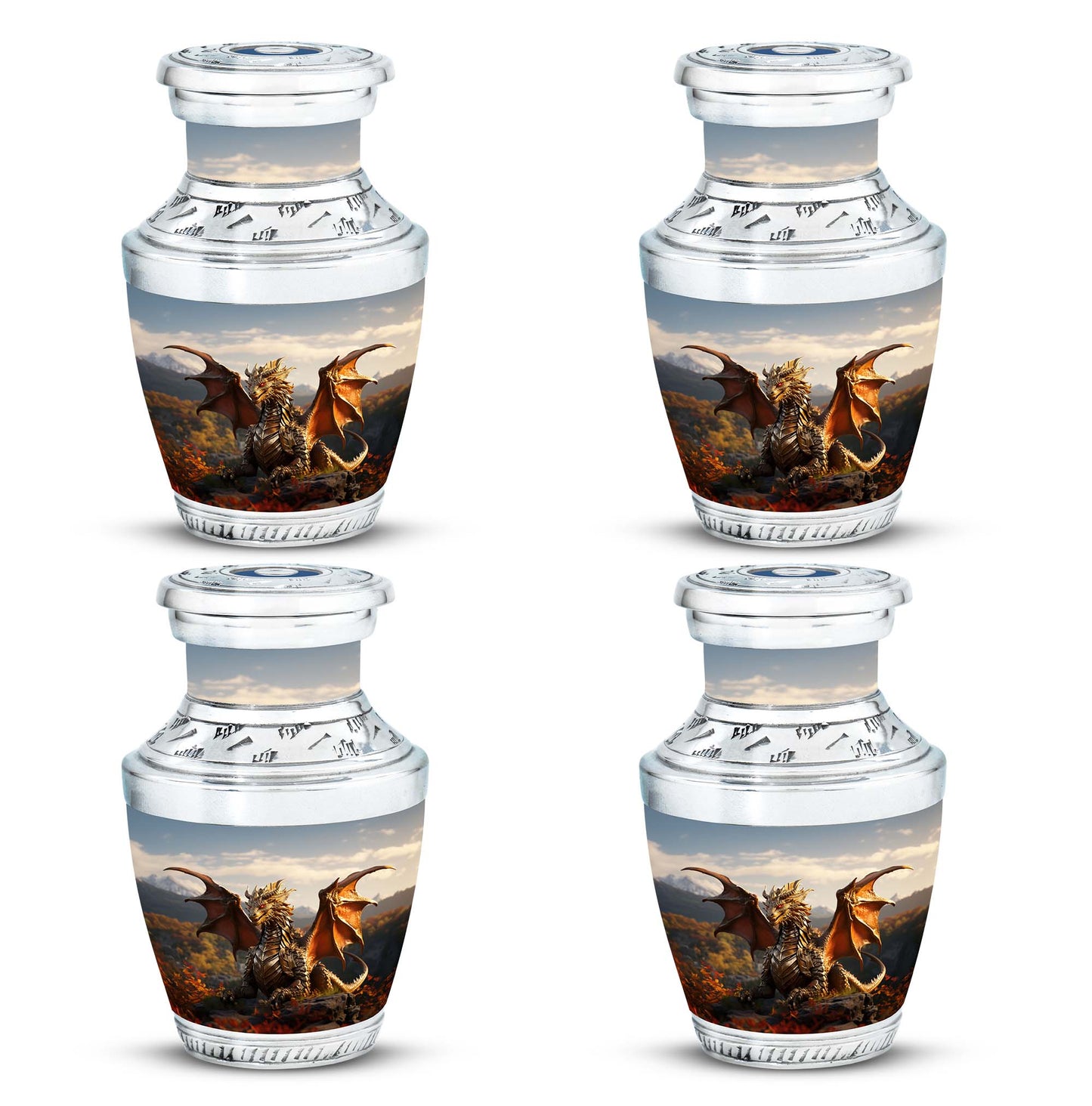 Personalized Beach Cremation Urn for Mom - 10-inch, 200 cu in - Yatskia