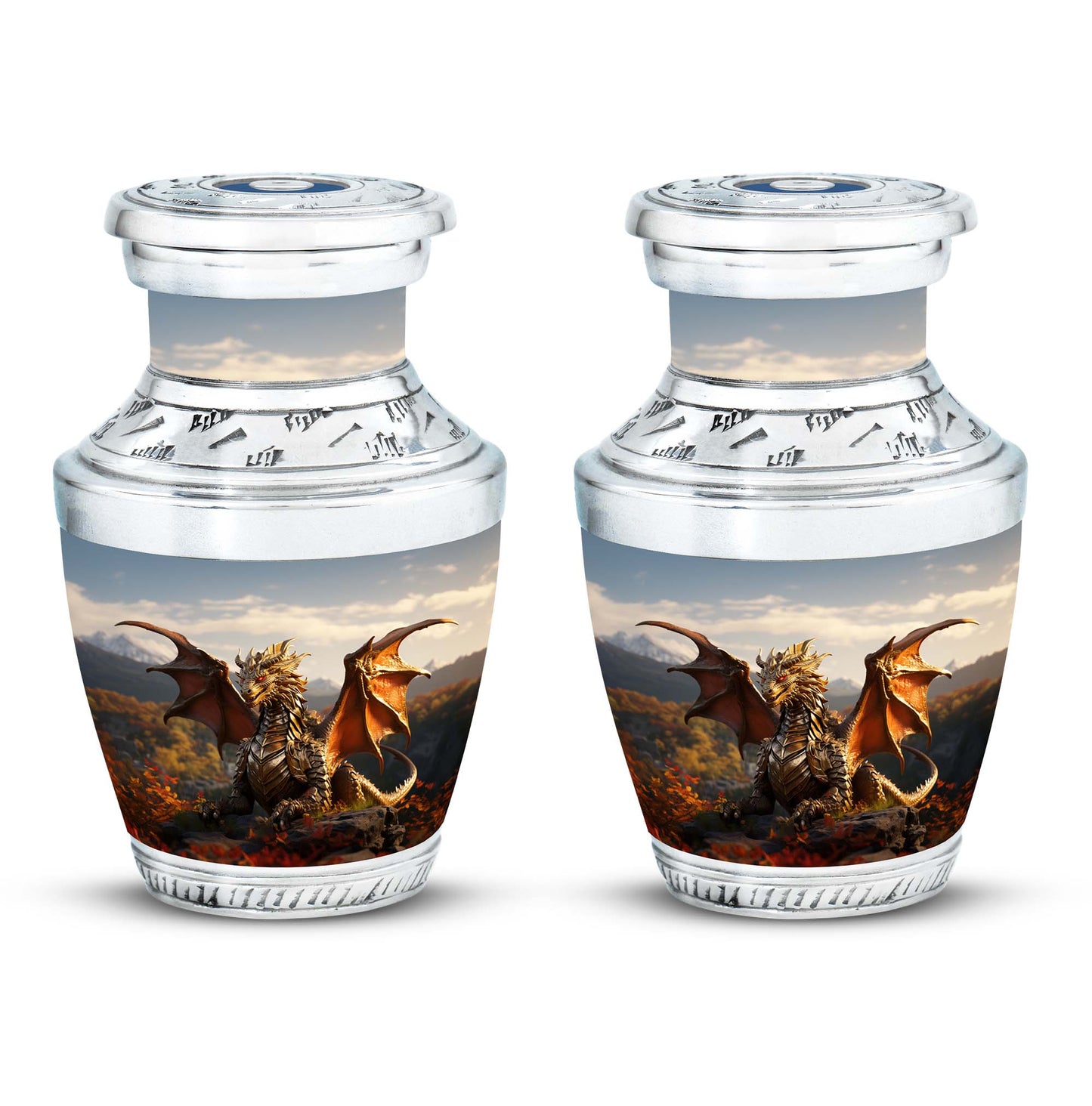 Personalized Beach Cremation Urn for Mom - 10-inch, 200 cu in - Yatskia