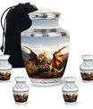 Golden Dragon Cremation Urn for Human Ashes - Large Urn For Mom