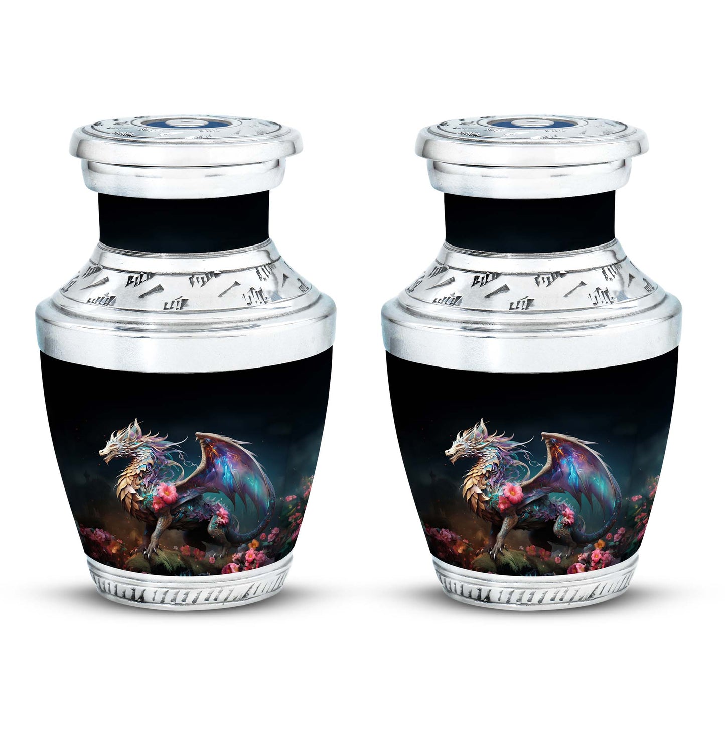 Colorful Dragon Urn For Sale - Dragon Urns Funeral Large Cremation Urns