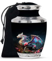Colorful Dragon Urn For Sale - Dragon Urns Funeral Large Cremation Urns