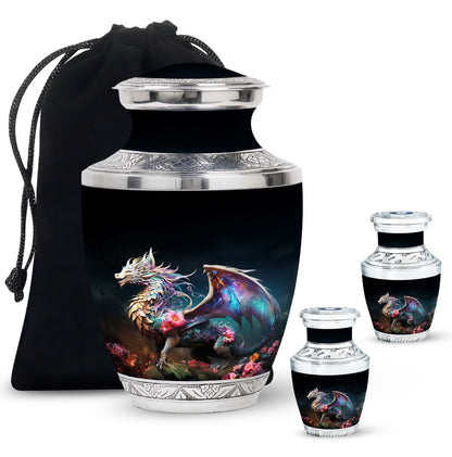 Colorful Dragon Urn For Sale - Dragon Urns Funeral Large Cremation Urns