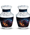 Cosmic Dragon's Roar Urn - Large & Small Cremation Urns For Ashes