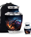 Cosmic Dragon's Roar Urn - Large & Small Cremation Urns For Ashes