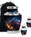Cosmic Dragon's Roar Urn - Large & Small Cremation Urns For Ashes