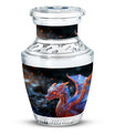 Pink Dragon Urn - Dragon Urns Funeral Large Cremation Urns