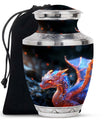 Pink Dragon Urn - Dragon Urns Funeral Large Cremation Urns