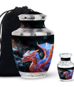 Pink Dragon Urn - Dragon Urns Funeral Large Cremation Urns