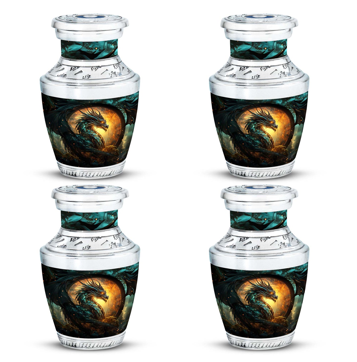 Personalized Beach Cremation Urn for Adult - 10-inch, 200 cu in - Yatskia