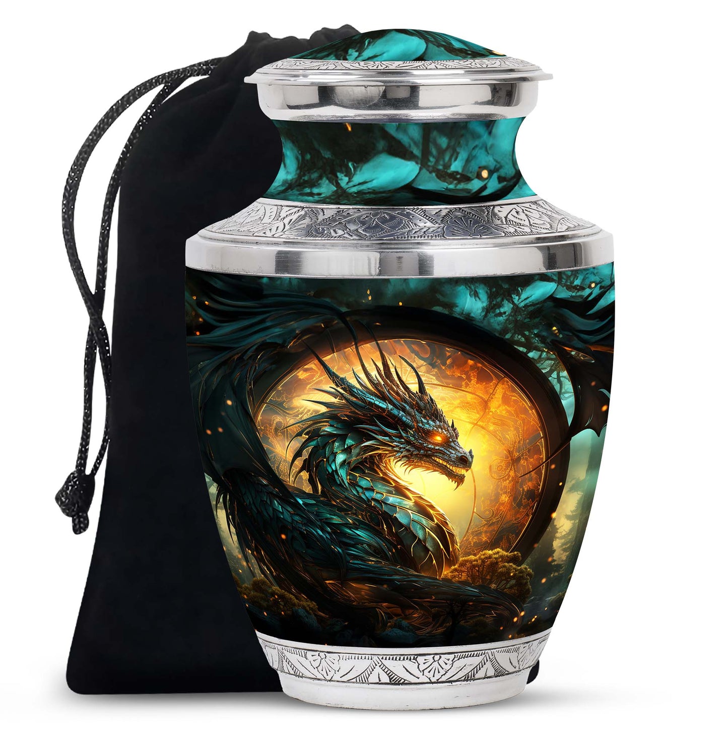 Personalized Beach Cremation Urn for Adult - 10-inch, 200 cu in - Yatskia