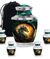 Dragon Fire Cremation Urn for Human Ashes - Burial Urns For Adult