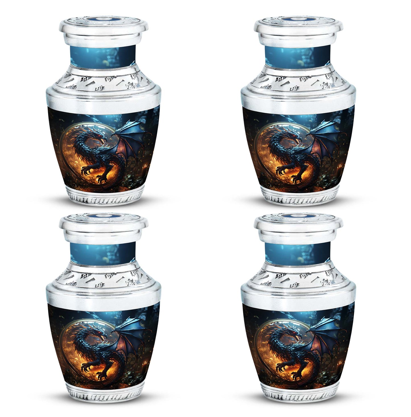 Personalized Beach Cremation Urn for Human Ashes - 10-inch, 200 cu in - Yatskia