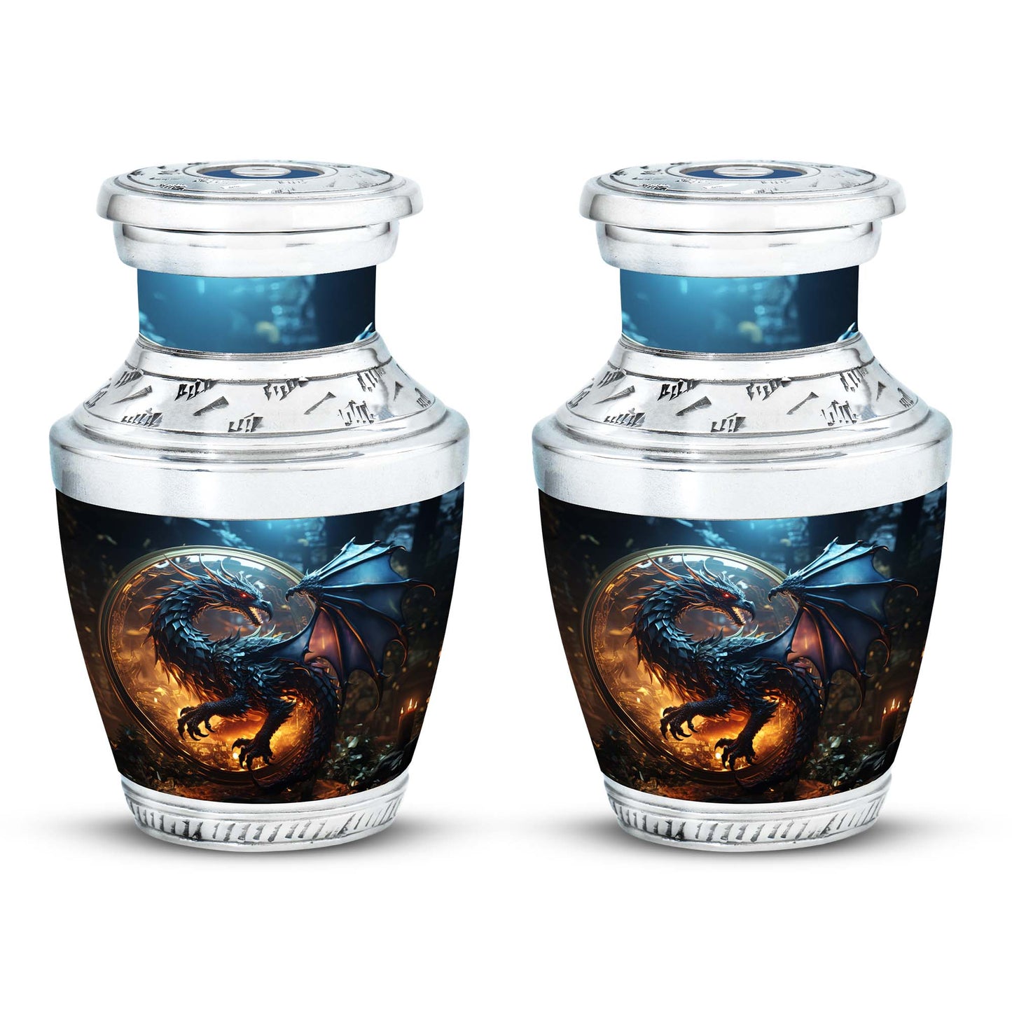Personalized Beach Cremation Urn for Human Ashes - 10-inch, 200 cu in - Yatskia
