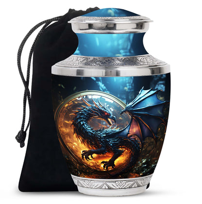 Personalized Beach Cremation Urn for Human Ashes - 10-inch, 200 cu in - Yatskia