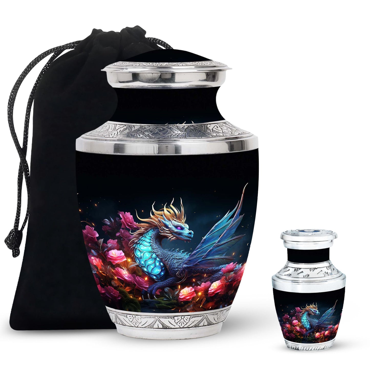 Personalized Beach Cremation Urn for Human Ashes - 10-inch, 200 cu in - Yatskia
