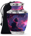 Black Cat Cremation Urn for Adult Ashes - Mystical Ashes Memorial Keepsake