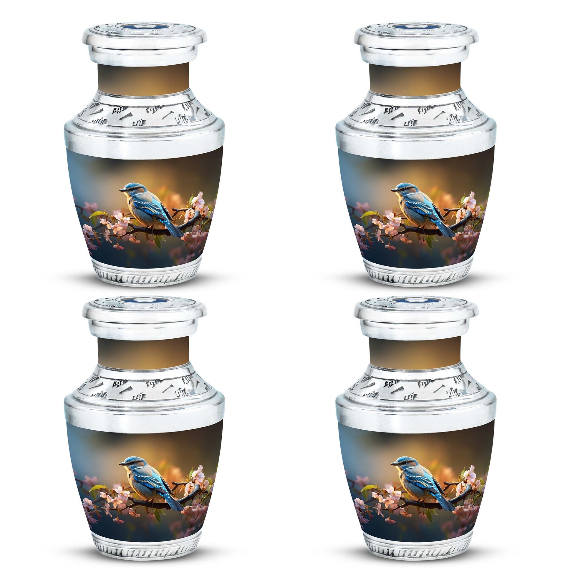 Spring Blossom - Bird Urns Funeral Large Cremation Urns For Ashes