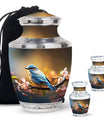 Spring Blossom - Bird Urns Funeral Large Cremation Urns For Ashes