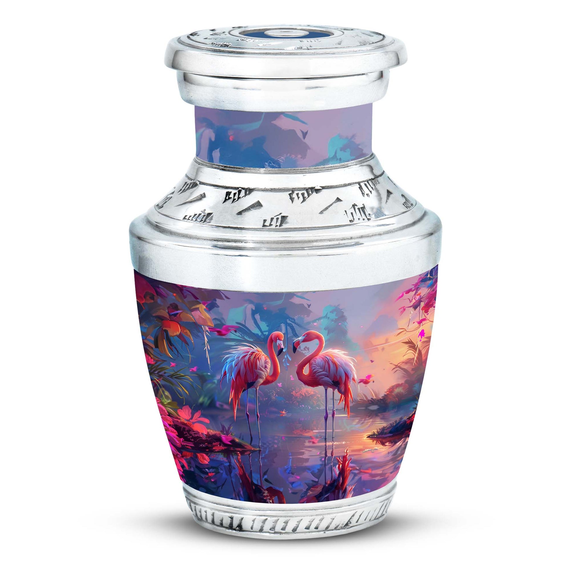 Flamingo Love Cremation Urn for Human Ashes - Cremation Urns For Adult