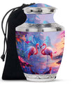 Flamingo Love Cremation Urn for Human Ashes - Cremation Urns For Adult