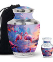 Flamingo Love Cremation Urn for Human Ashes - Cremation Urns For Adult