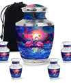 Vibrant Flamingo Fantasy - Bird Urns Funeral Large Cremation Urns