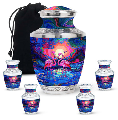 Personalized Bird Cremation Urn for Human Ashes - 10-inch, 200 cu in - Yatskia