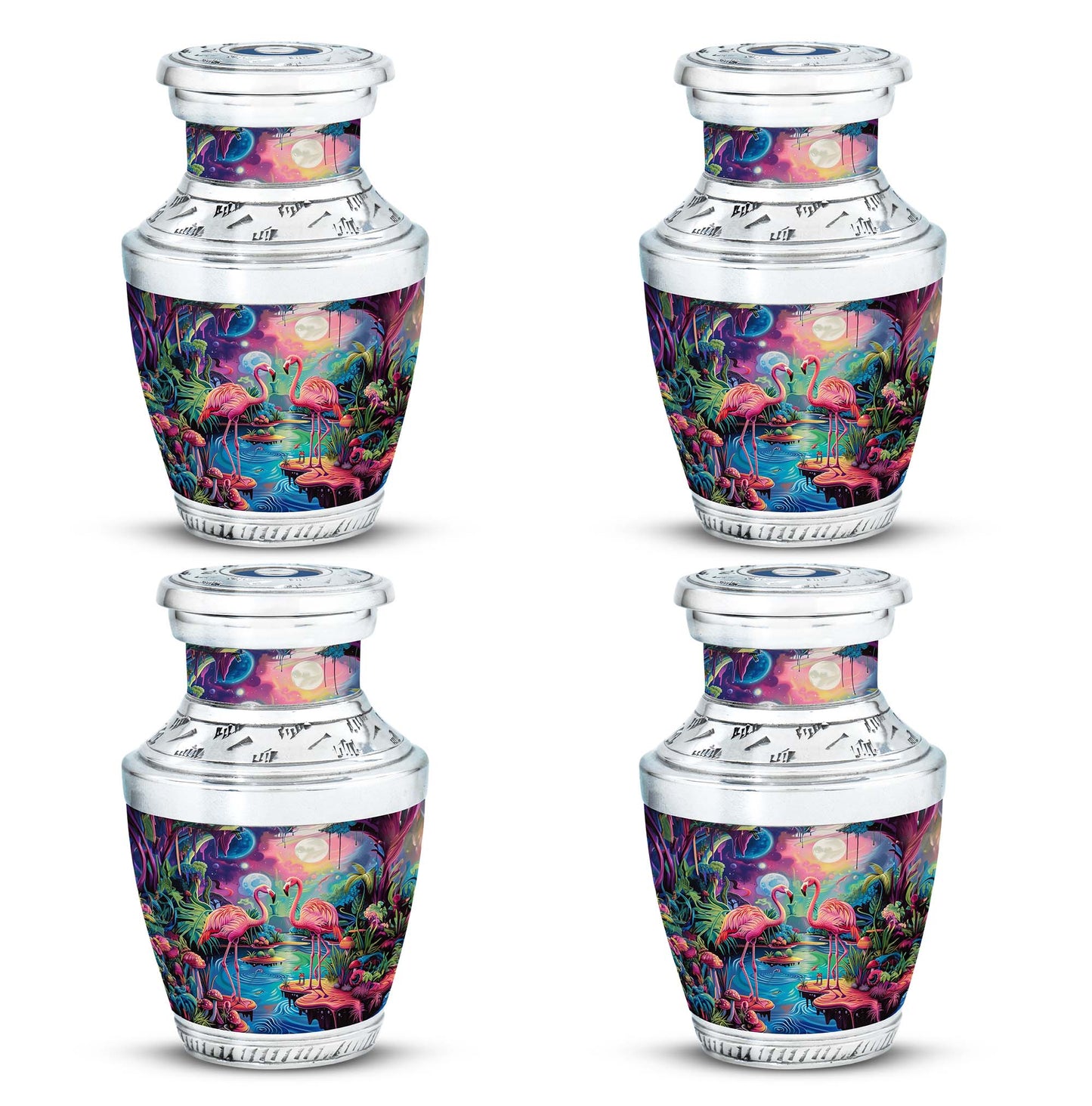 Pink Personalized Bird Cremation Urn for Adult - 10-inch, 200 cu in - Yatskia
