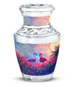 Pink Flamingo Cremation Urn For Human Ashes For Men & Women