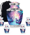 Colorful Birds Cremation Urn for Human Ashes For Mom and Dad