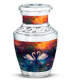 Sunset Swan Cremation Urn for Human Ashes - Urn For Men & Women