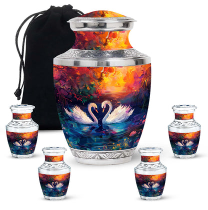 Personalized Bird Cremation Urn for Men & Women - 10-inch, 200 cu in - Yatskia