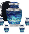 Swans Moonlight Cremation Urn for Human Ashes - Large Urn For Ashes
