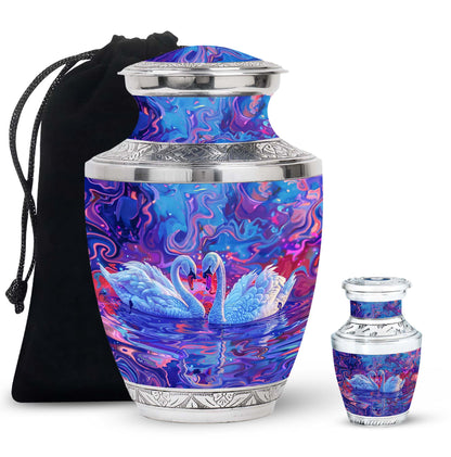 Personalized Bird Keepsake Urn for Human Ashes - 3-inch, 3 cu in - Yatskia