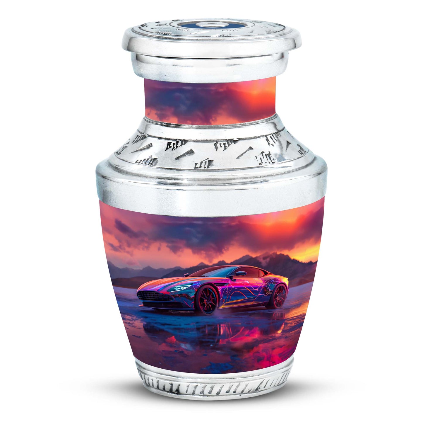 Personalized Car Keepsake Urn for Human Ashes - 10-inch, 200 cu in - Yatskia