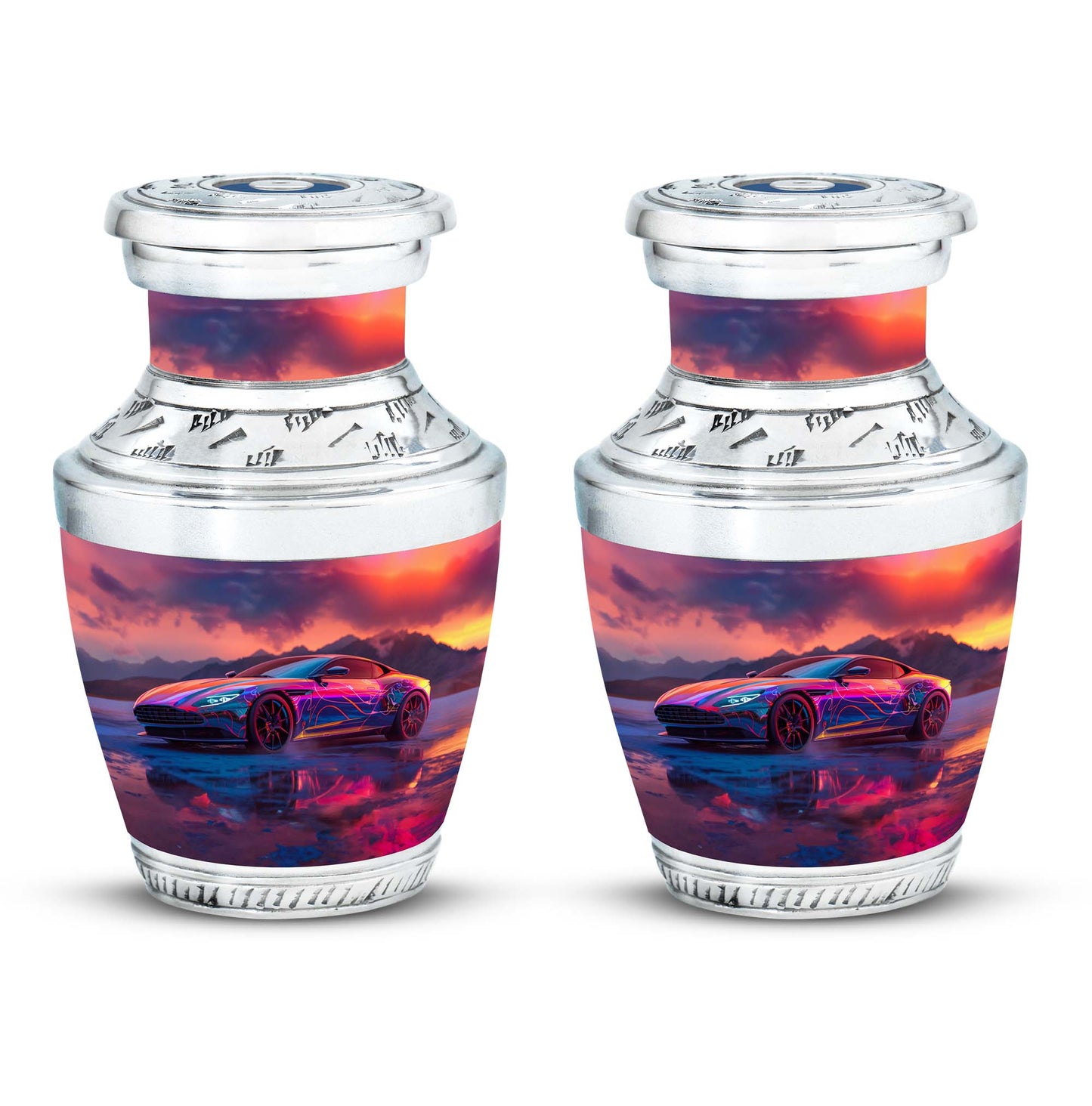 Personalized Car Keepsake Urn for Human Ashes - 10-inch, 200 cu in - Yatskia