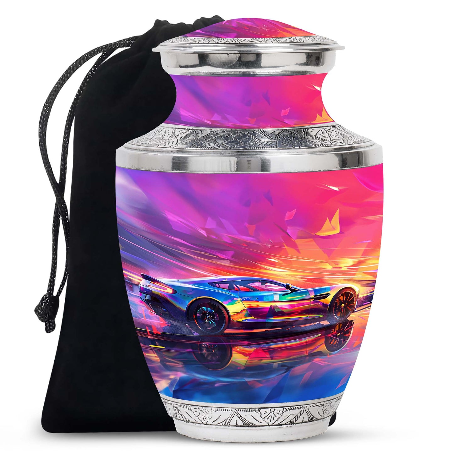 Personalized Car Keepsake Urn for Adults - 10-inch, 200 cu in - Yatskia