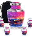 Racing Car Cremation Urns Large & Small Combo -  Urns For Adults