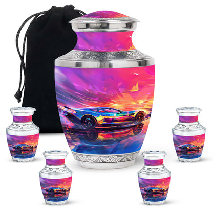 Personalized Car Keepsake Urn for Adults - 10-inch, 200 cu in - Yatskia